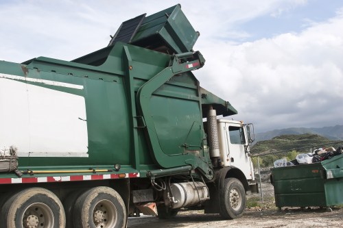 Eco-friendly disposal and recycling during loft clearance