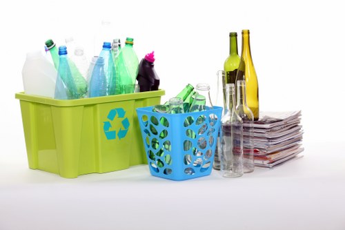 Team removing items from a flat